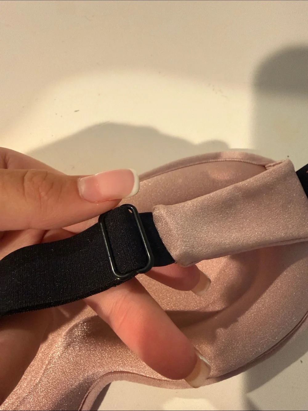 Silk Sleep Mask in Dusty Pink
